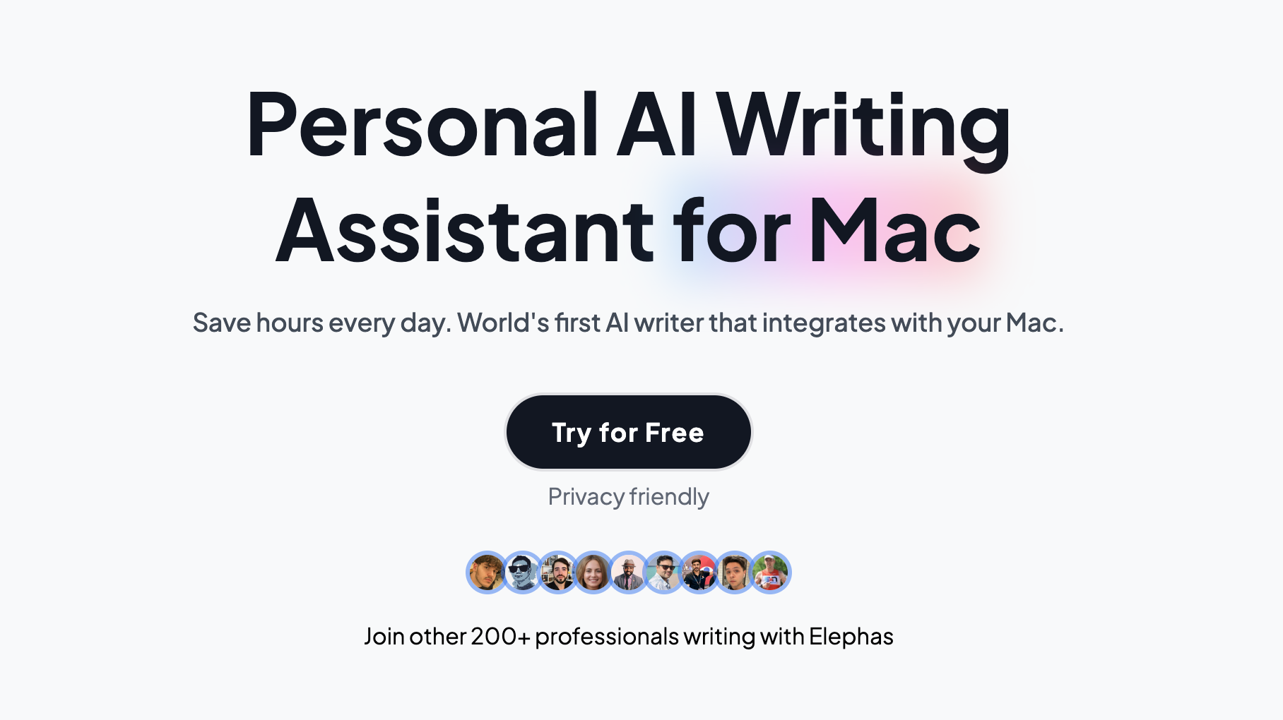 elephas ai writing assistant