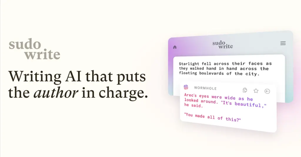 Sudowrite - AI tool for writing