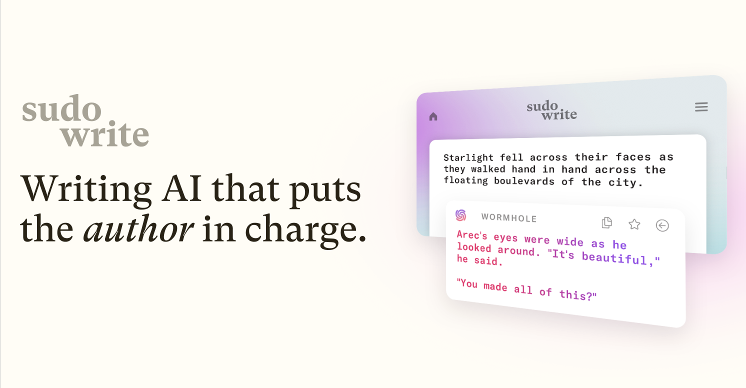Sudowrite - AI tool for writing