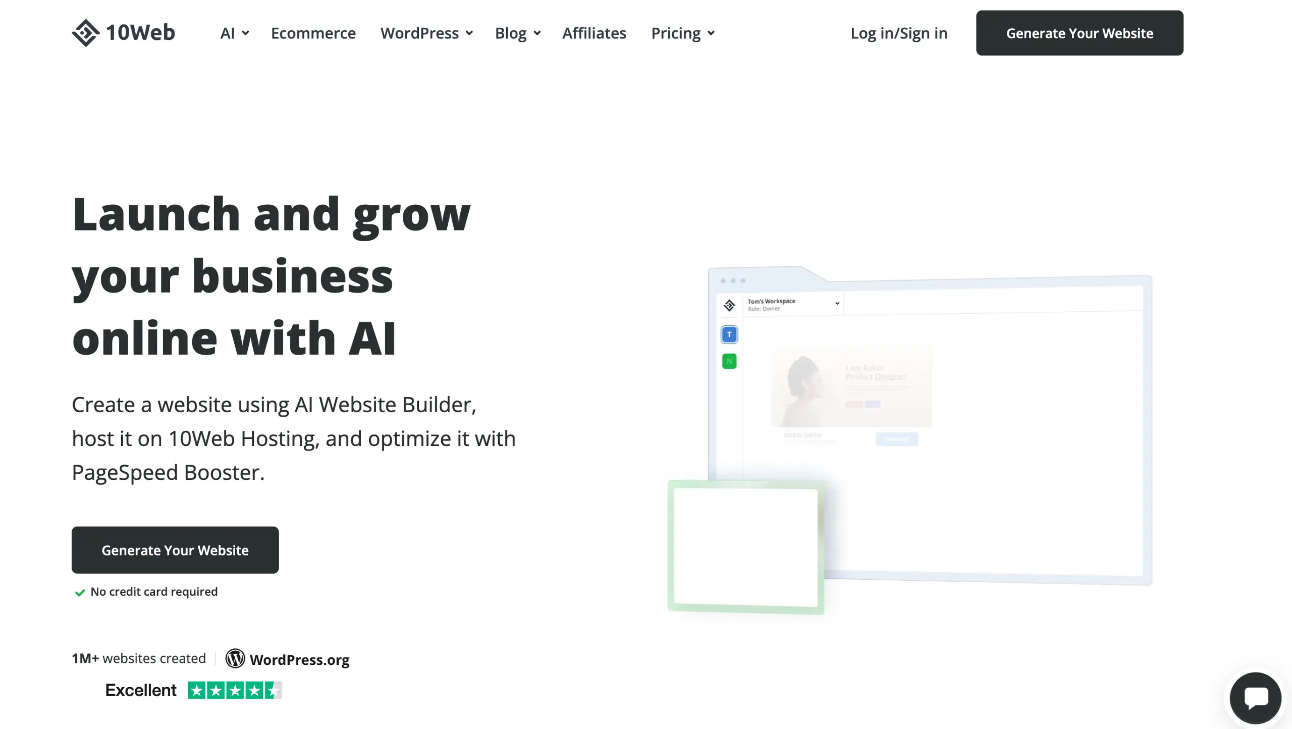 10web ai website builder