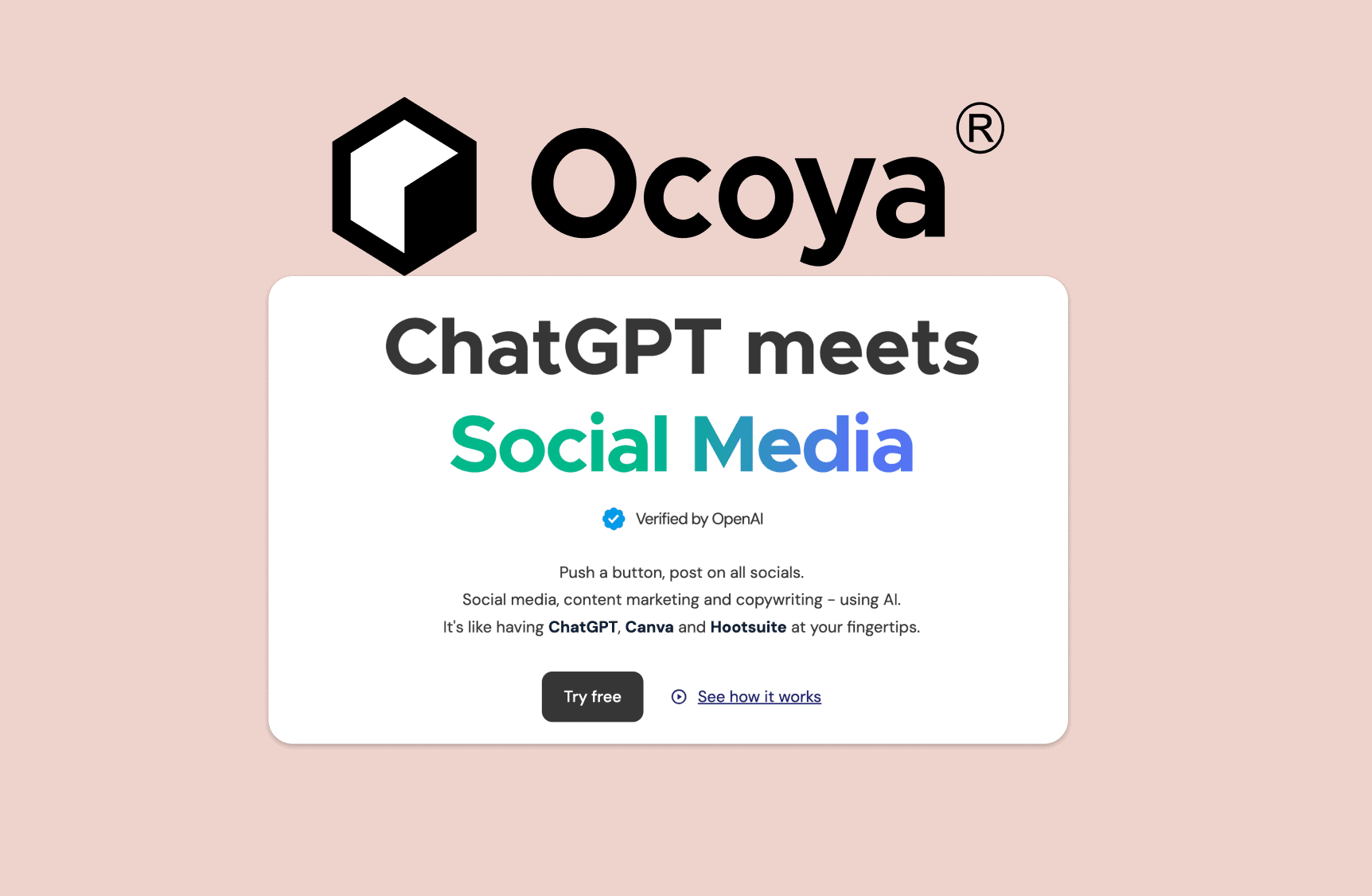 Ocoya - AI tool for social media management