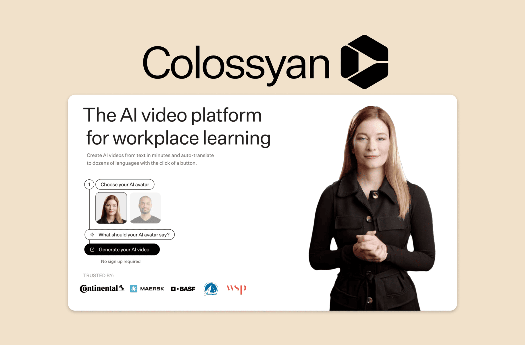 Colossyan AI for video & voice generation