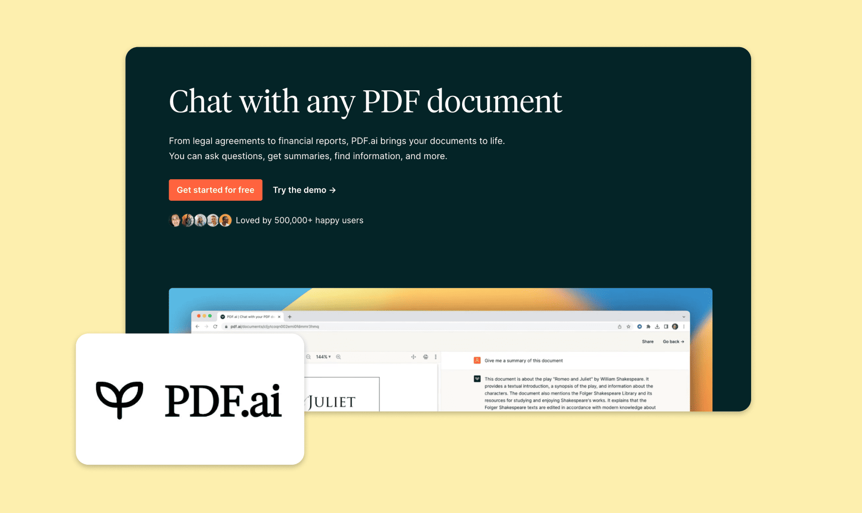 AI PDF reader